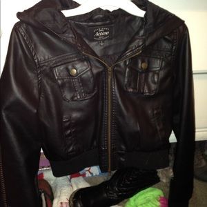 Leather jacket